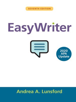cover image of EasyWriter with 2020 APA Update